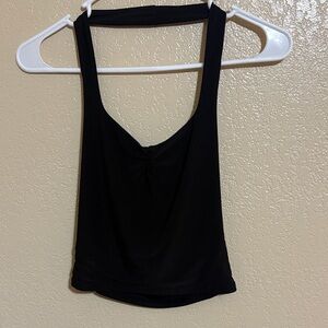 Black Halter Top